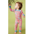 Eiffel Tower Kid's Stretch Long Sleeve 2 Piece Boo Boo Pajamas